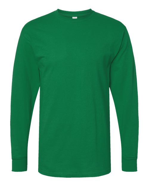 Customized M&O Gold Soft Touch Long Sleeve T-Shirt 4820
