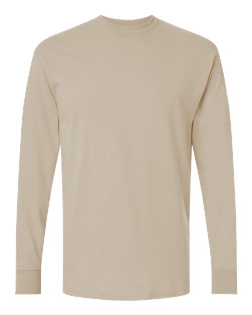 Customized M&O Gold Soft Touch Long Sleeve T-Shirt 4820