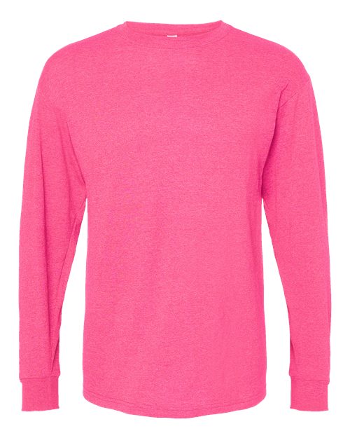Customized M&O Gold Soft Touch Long Sleeve T-Shirt 4820