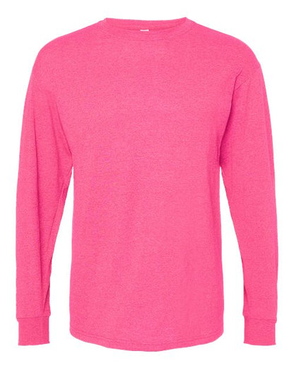 Customized M&O Gold Soft Touch Long Sleeve T-Shirt 4820