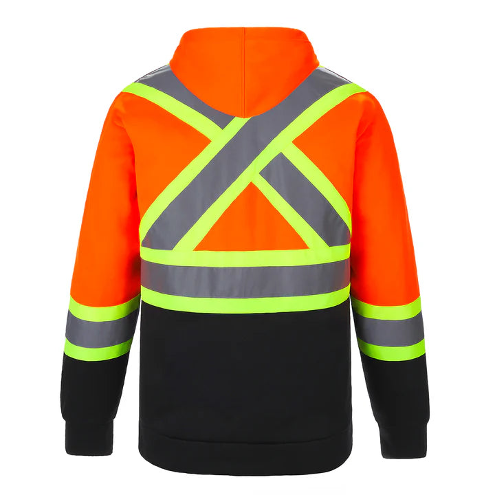 Customized CX2 Hi-Vis Long Haul - Hi-Vis Pullover Hooded Sweatshirt