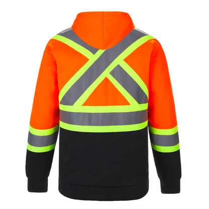 Customized CX2 Hi-Vis Long Haul - Hi-Vis Pullover Hooded Sweatshirt