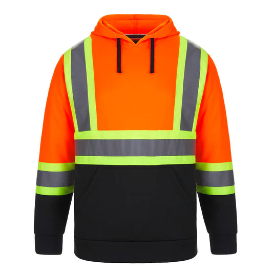 Customized CX2 Hi-Vis Long Haul - Hi-Vis Pullover Hooded Sweatshirt