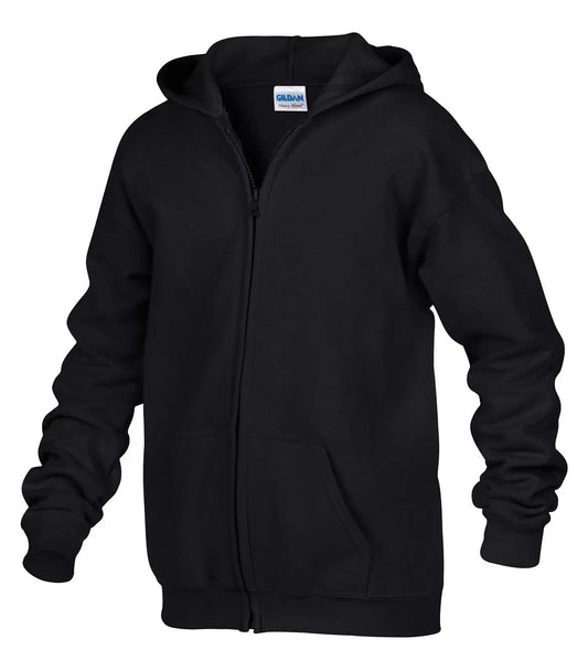 Customized Youth Gildan® Heavy Blend™ Full Zip Hooded Sweatshirt 186B