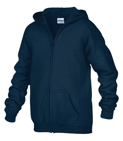 Customized Youth Gildan® Heavy Blend™ Full Zip Hooded Sweatshirt 186B