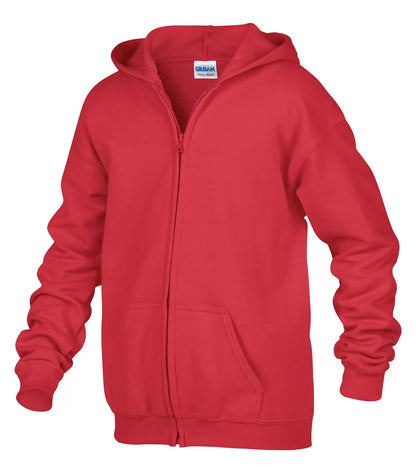 Customized Youth Gildan® Heavy Blend™ Full Zip Hooded Sweatshirt 186B