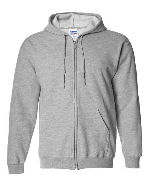 Customized Gildan® Heavy Blend™ Full Zip Hooded Sweatshirt 18600