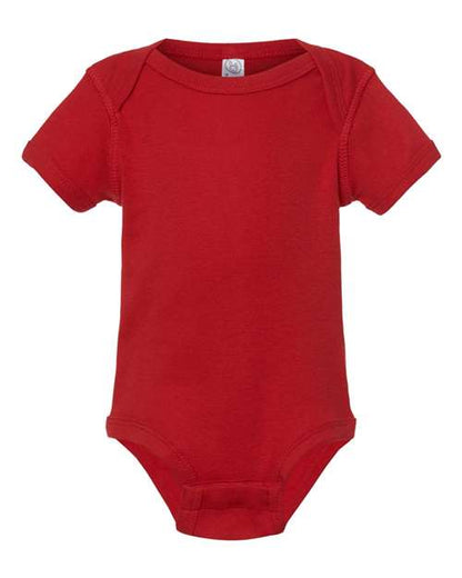 Customized Infant Rabbit Skins Baby Rib Bodysuit 4400