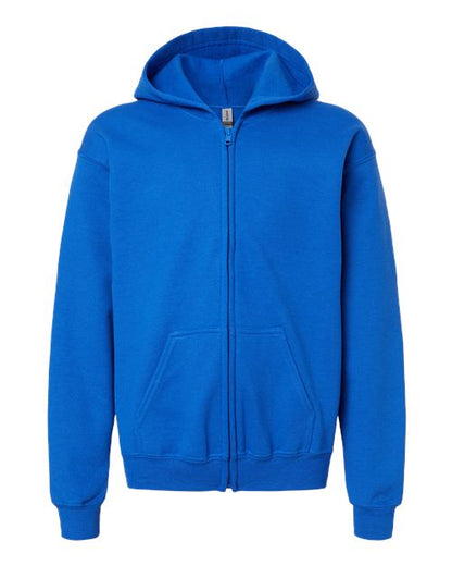 Customized Youth Gildan® Heavy Blend™ Full Zip Hooded Sweatshirt 18600B