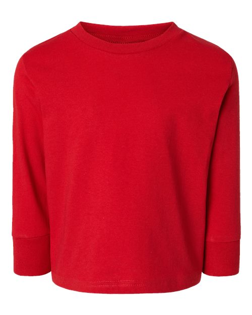 Customized Toddler Rabbit Skins Cotton Jersey Long Sleeve Tee 3311