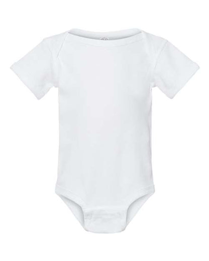 Customized Infant Rabbit Skins Baby Rib Bodysuit 4400