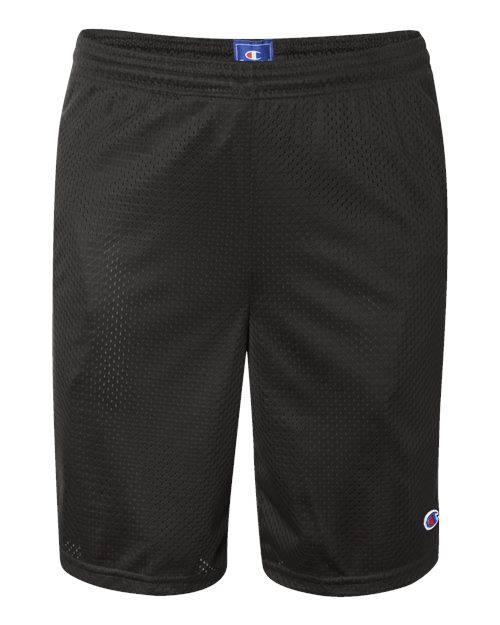 Customized Champion Polyester Mesh 9" Shorts with Pockets S162
