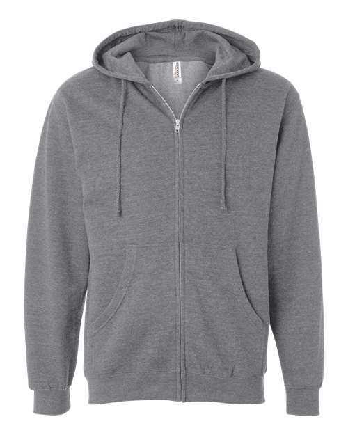 Customized Independent Trading Co. Midweight Full-Zip Hooded Sweatshirt SS4500Z