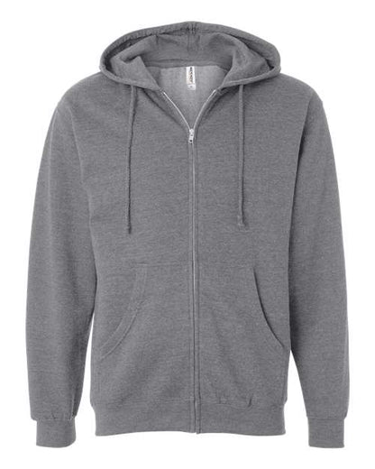 Customized Independent Trading Co. Midweight Full-Zip Hooded Sweatshirt SS4500Z