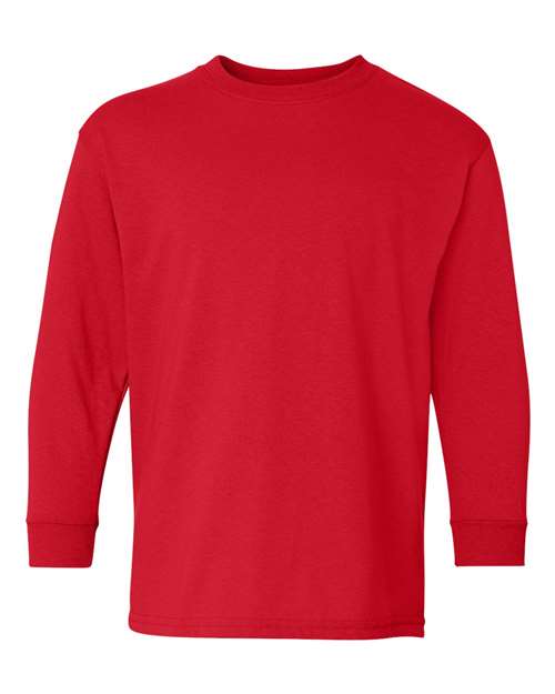 Customized Youth Gildan® Heavy Cotton™ Long Sleeve T-Shirt 5400B