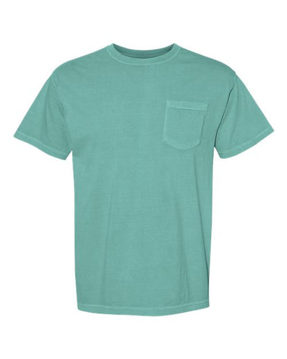 Customized Comfort Colors Garment-Dyed Heavyweight Pocket T-Shirt 6030