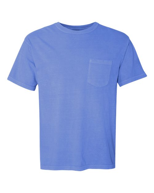 Customized Comfort Colors Garment-Dyed Heavyweight Pocket T-Shirt 6030