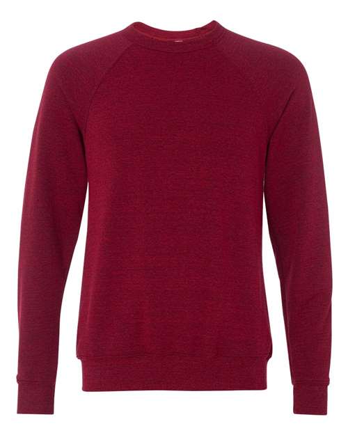 Customized BELLA + CANVAS Sponge Fleece Raglan Crewneck Sweatshirt 3901