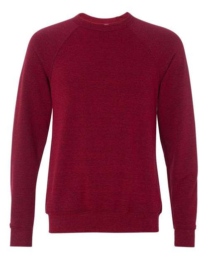 Customized BELLA + CANVAS Sponge Fleece Raglan Crewneck Sweatshirt 3901