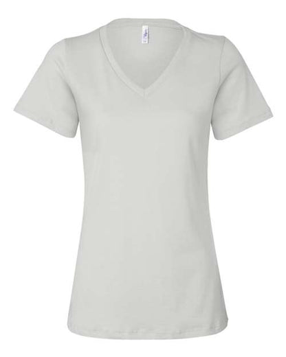 Customized Ladies BELLA + CANVAS Relaxed Jersey V-Neck Tee 6405