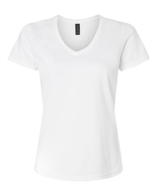 Customized Ladies Gildan® Softstyle® V-Neck T-Shirt 64V00L
