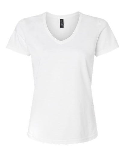 Customized Ladies Gildan® Softstyle® V-Neck T-Shirt 64V00L