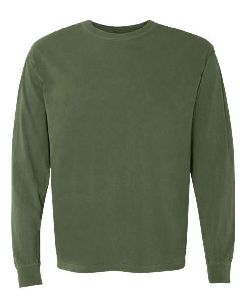 Customized Comfort Colors® Garment-Dyed Heavyweight Long Sleeve T-Shirt 6014