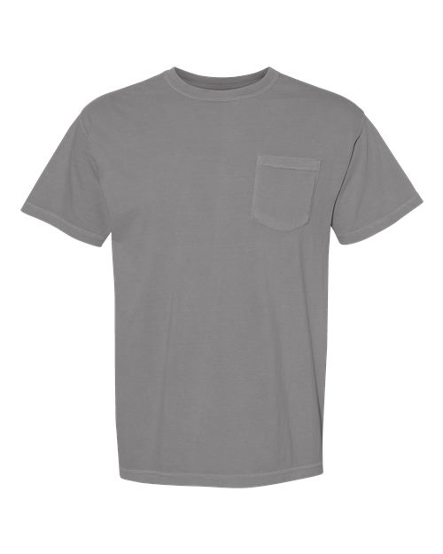 Customized Comfort Colors Garment-Dyed Heavyweight Pocket T-Shirt 6030