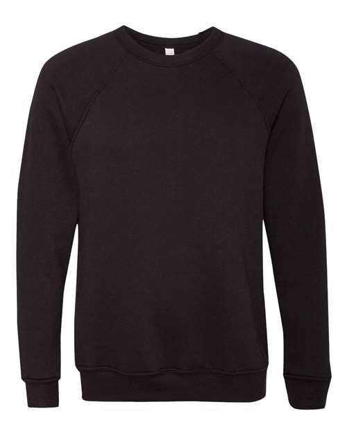 Customized BELLA + CANVAS Sponge Fleece Raglan Crewneck Sweatshirt 3901