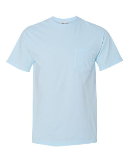 Customized Comfort Colors Garment-Dyed Heavyweight Pocket T-Shirt 6030