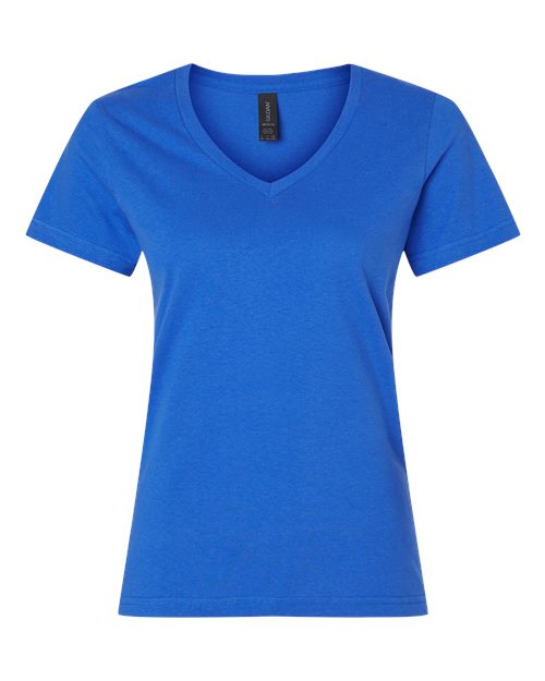 Customized Ladies Gildan® Softstyle® V-Neck T-Shirt 64V00L