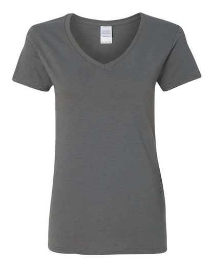 Customized Ladies Gildan® Heavy Cotton™ V-Neck T-Shirt 5V000L