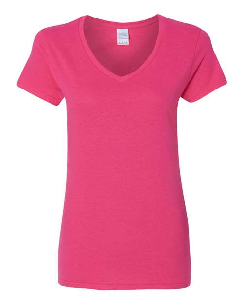 Customized Ladies Gildan® Heavy Cotton™ V-Neck T-Shirt 5V000L