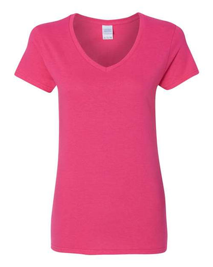 Customized Ladies Gildan® Heavy Cotton™ V-Neck T-Shirt 5V000L