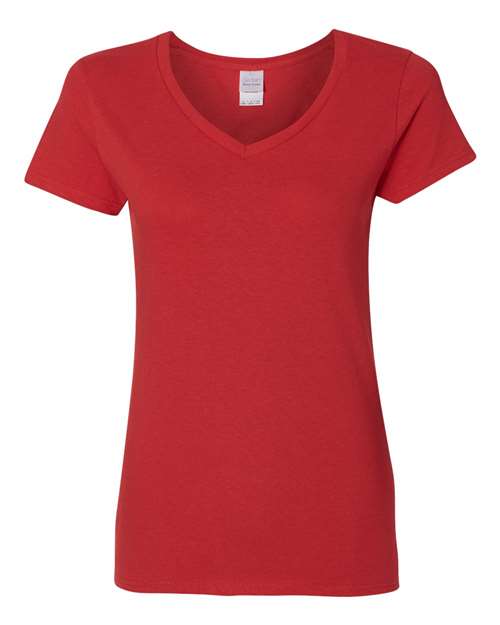 Customized Ladies Gildan® Heavy Cotton™ V-Neck T-Shirt 5V000L