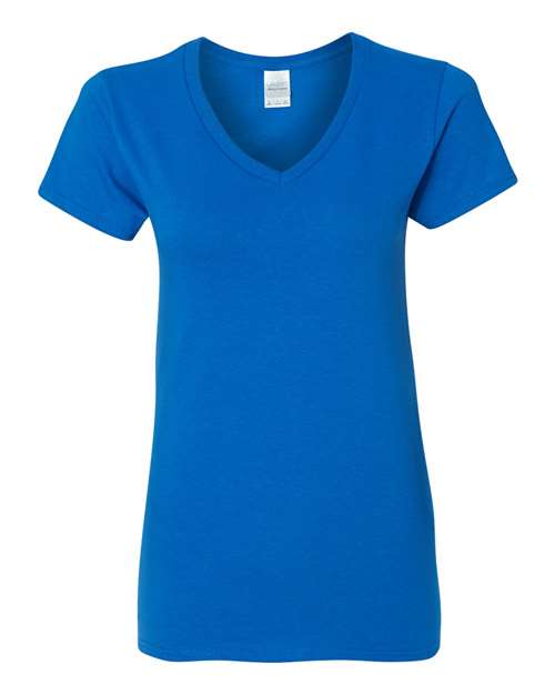 Customized Ladies Gildan® Heavy Cotton™ V-Neck T-Shirt 5V000L