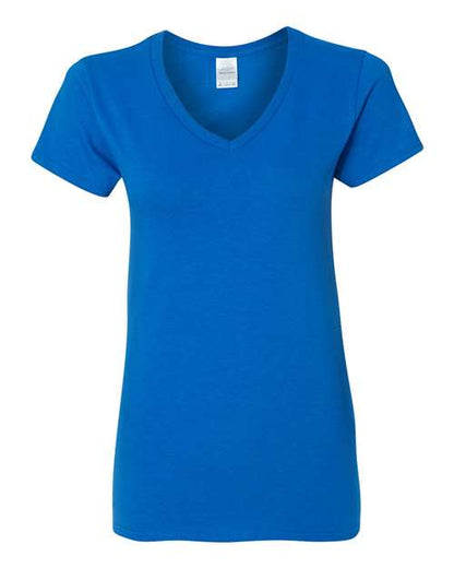Customized Ladies Gildan® Heavy Cotton™ V-Neck T-Shirt 5V000L