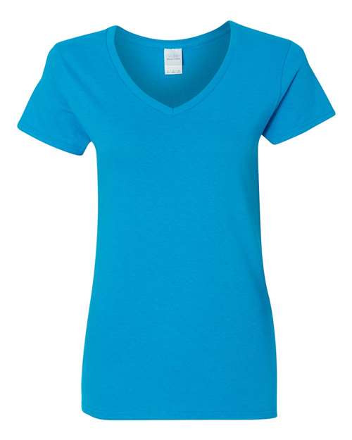 Customized Ladies Gildan® Heavy Cotton™ V-Neck T-Shirt 5V000L