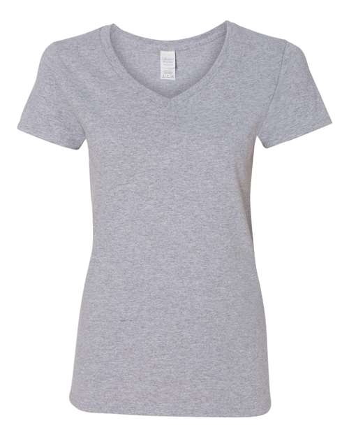 Customized Ladies Gildan® Heavy Cotton™ V-Neck T-Shirt 5V000L