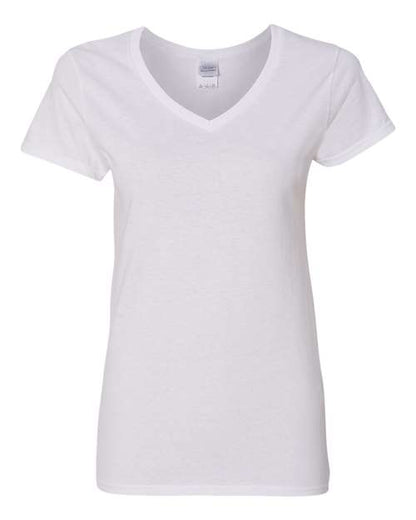 Customized Ladies Gildan® Heavy Cotton™ V-Neck T-Shirt 5V000L