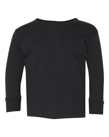 Customized Toddler Rabbit Skins Fine Jersey Long Sleeve Tee 3302