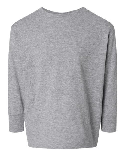 Customized Toddler Rabbit Skins Fine Jersey Long Sleeve Tee 3302