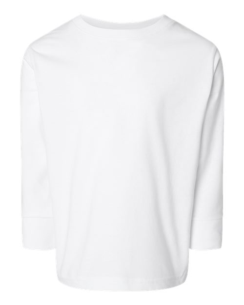 Customized Toddler Rabbit Skins Fine Jersey Long Sleeve Tee 3302