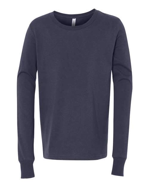 Customized Youth BELLA + CANVAS Jersey Long Sleeve Tee 3501Y