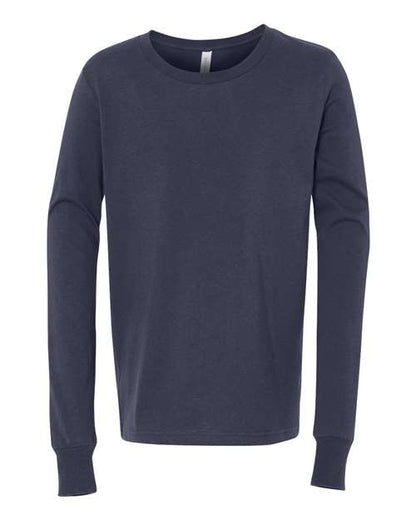 Customized Youth BELLA + CANVAS Jersey Long Sleeve Tee 3501Y