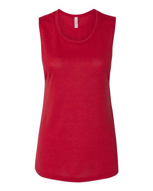 Customized Ladies BELLA + CANVAS Flowy Scoop Muscle Tank 8803