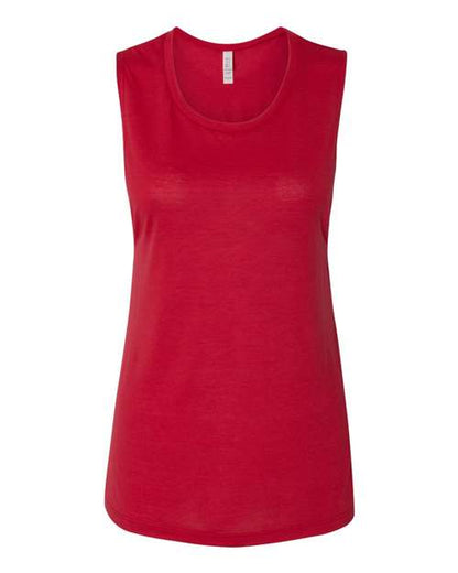 Customized Ladies BELLA + CANVAS Flowy Scoop Muscle Tank 8803