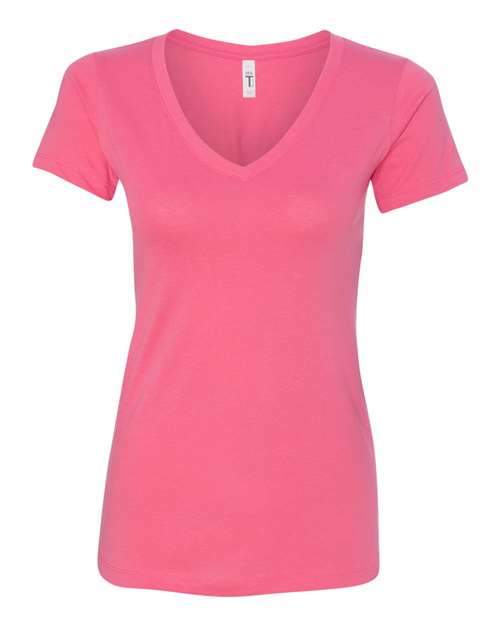 Customized Ladies Next Level Ideal V-Neck T-Shirt 1540