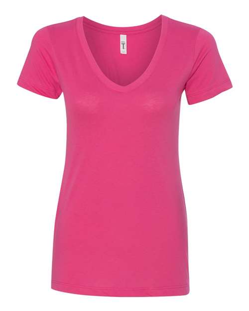 Customized Ladies Next Level Ideal V-Neck T-Shirt 1540
