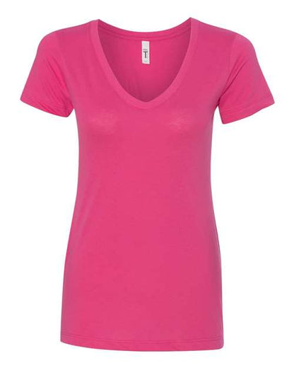 Customized Ladies Next Level Ideal V-Neck T-Shirt 1540